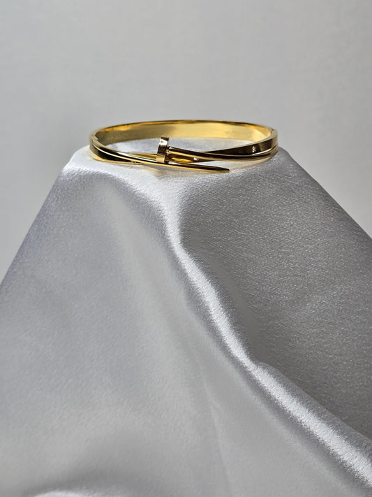 Bracelet jonc doré