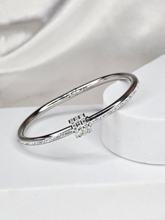 Bracelet rigide avec strasses